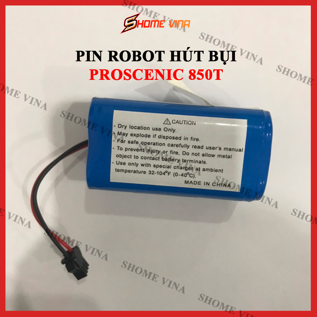 Pin robot hút bụi Proscenic 850T