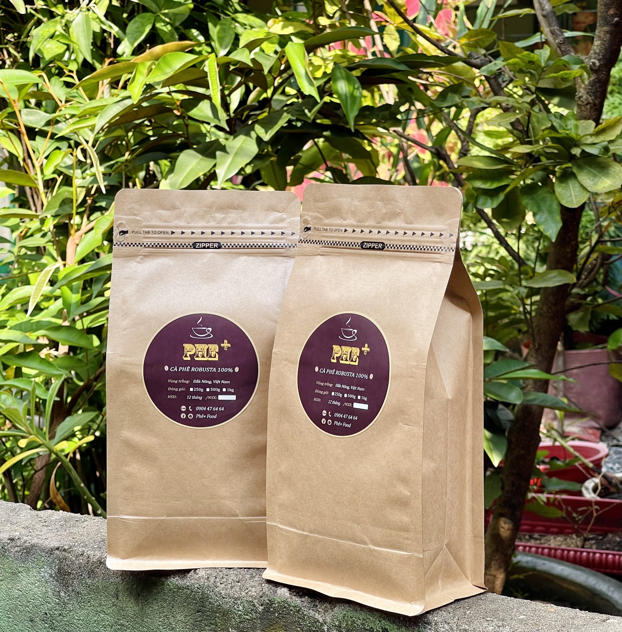 Cà Phê Robusta [PHE+] 1kg- 100% Nguyên Chất Đắk Nông
