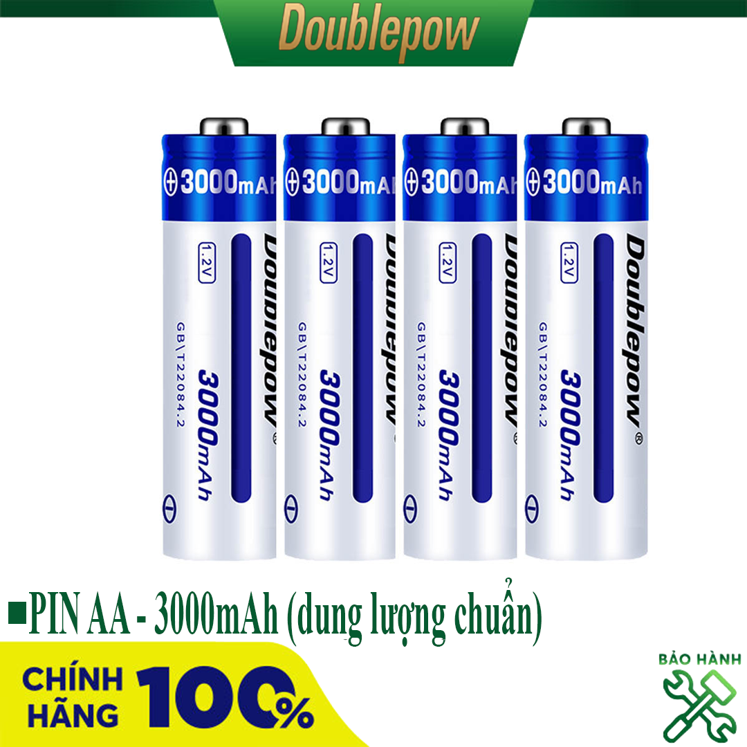 AA Rechargeable Battery-3000mAh Doublepow (Green)