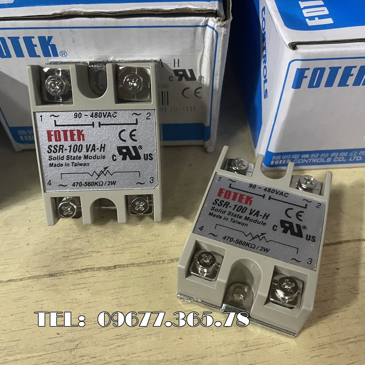 Fotek SSR-100 VA-H DA-H AA-H Rơle bán dẫn