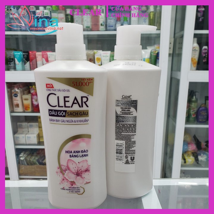 Dầu gội Clear hoa anh đào chai 650gr