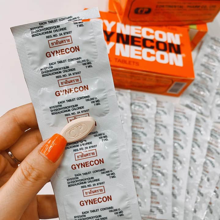 [ RẺ VÔ ĐỊCH] 1 vỉ 5 viên đặt GYNECON hàng Thái