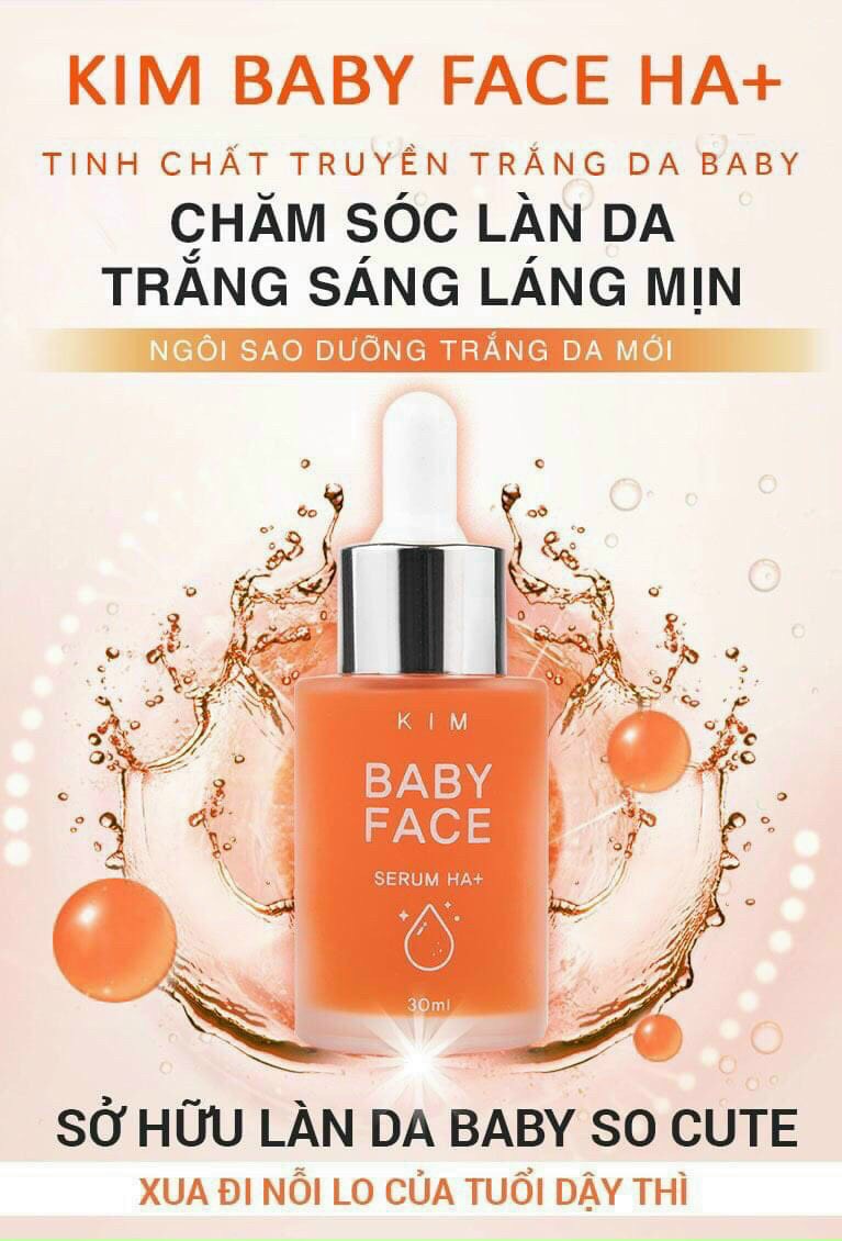 SERUM KIM BABY FACE HA+