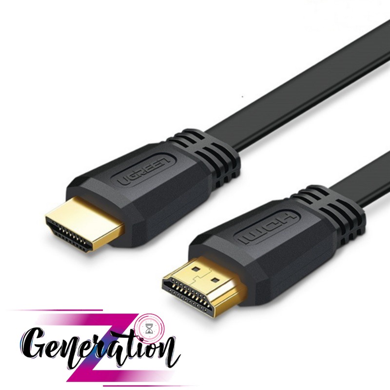 Cáp hdmi 2.0 dẹt flat cable màu đen ugreen dài 1.5m - 5m
