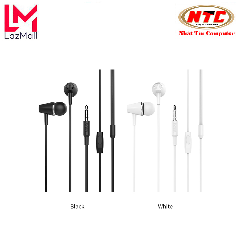 Tai nghe nhét tai Hoco M34 Honor Music jack cắm 3.5mm tôn vinh âm nhạc (nhiều màu) Hãng phân phối chính thức