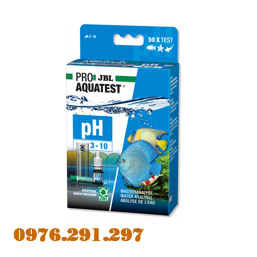 [HCM]Hộp test kiểm tra hàm lượng PH của nước JBL - Đức