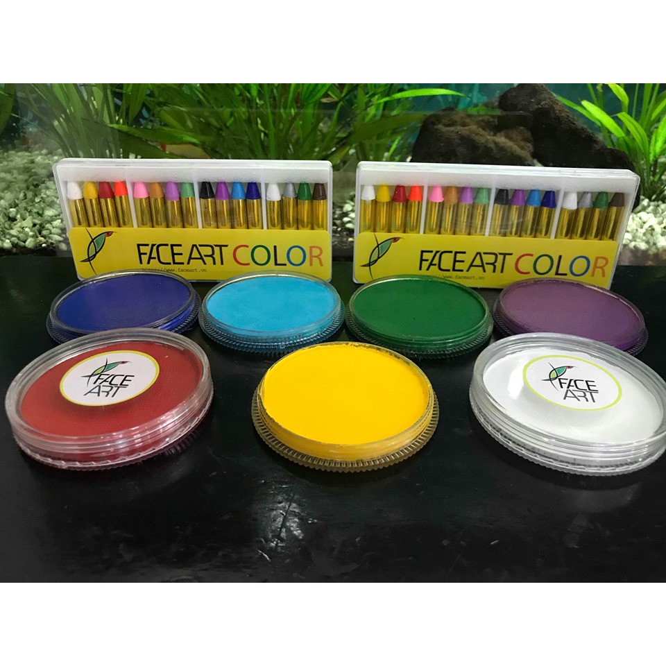 MÀU TRẮNG MAKEUP - MÀU TRẮNG NÉN VẼ MẶT HÓA TRANG CHUYÊN NGHIỆP