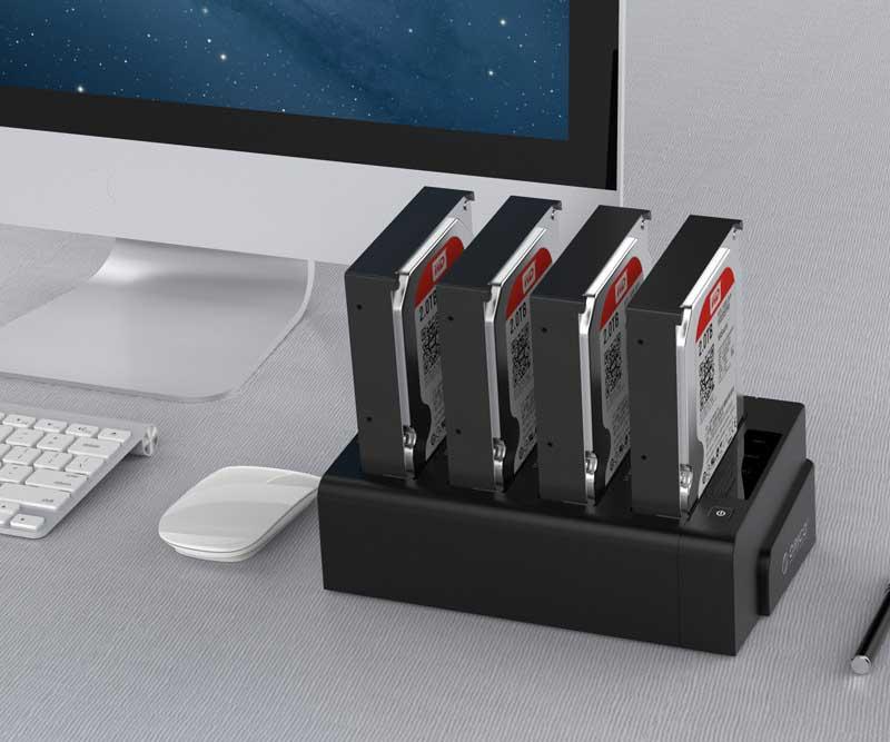 Dock ổ cứng clone 1 ra 3 USB3.0 6648US3-C - Hàng Chính Hãng