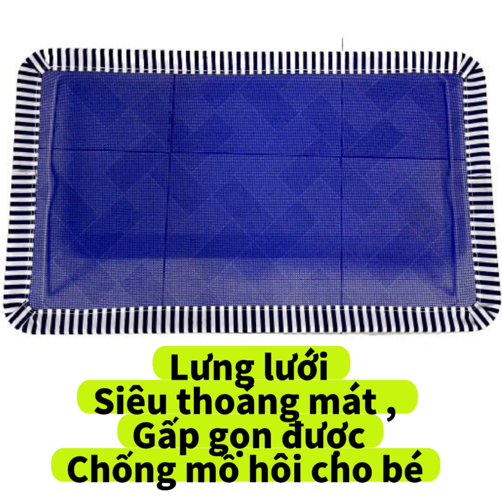 Giường lưới thoáng mát cho trẻ em , GẤP GỌN