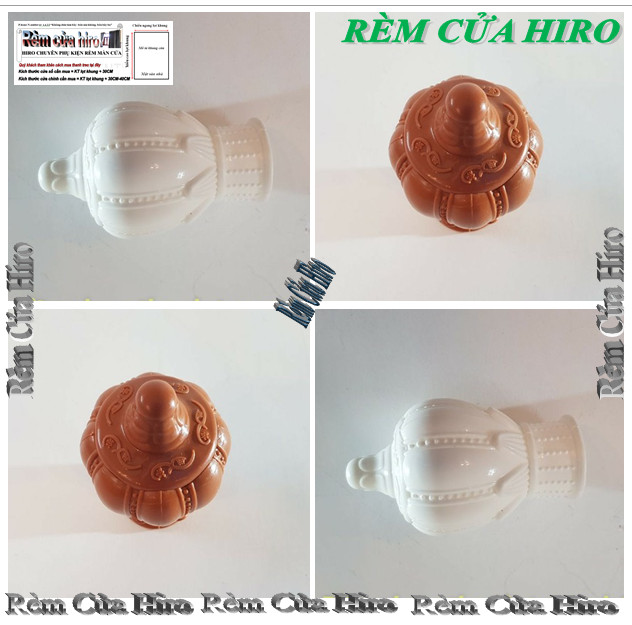 Đầu chụp thanh treo rèm màn cửa