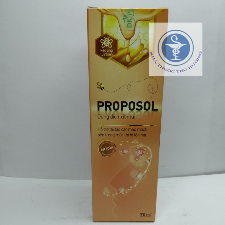 DUNG DỊCH XỊT RỬA MŨI KEO ONG PROPOSOL chai 70ml