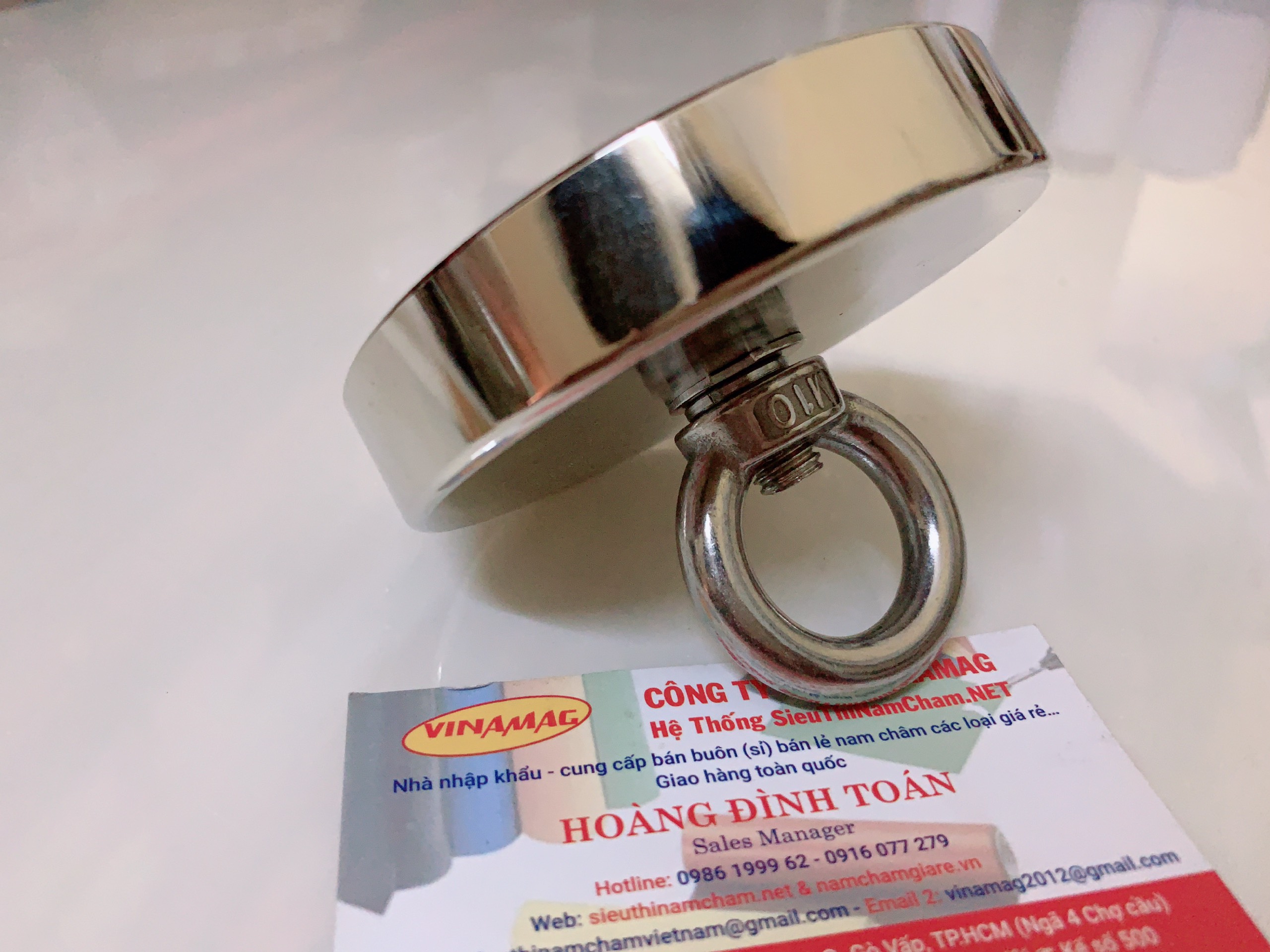 nam châm cứu hộ D90X17MM siêu mạnh (HÚT ĐỒ RƠI DƯỚI SÔNG)