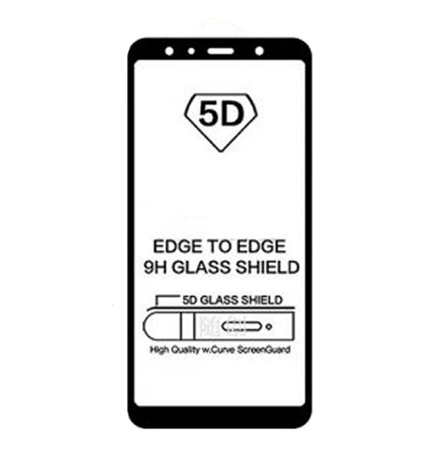 Kính cường lực full màn cho Samsung  A7 2018 / A750  (đen)