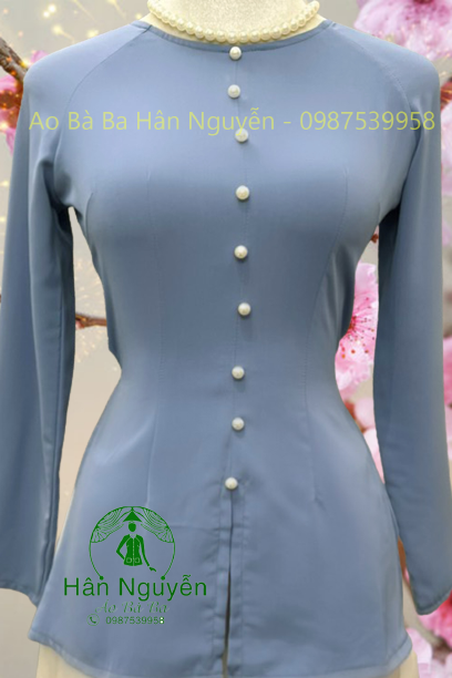 (Áo Lẻ) ÁO BÀ BA LỤA TRƠN TẮM Ý DÂY KÉO