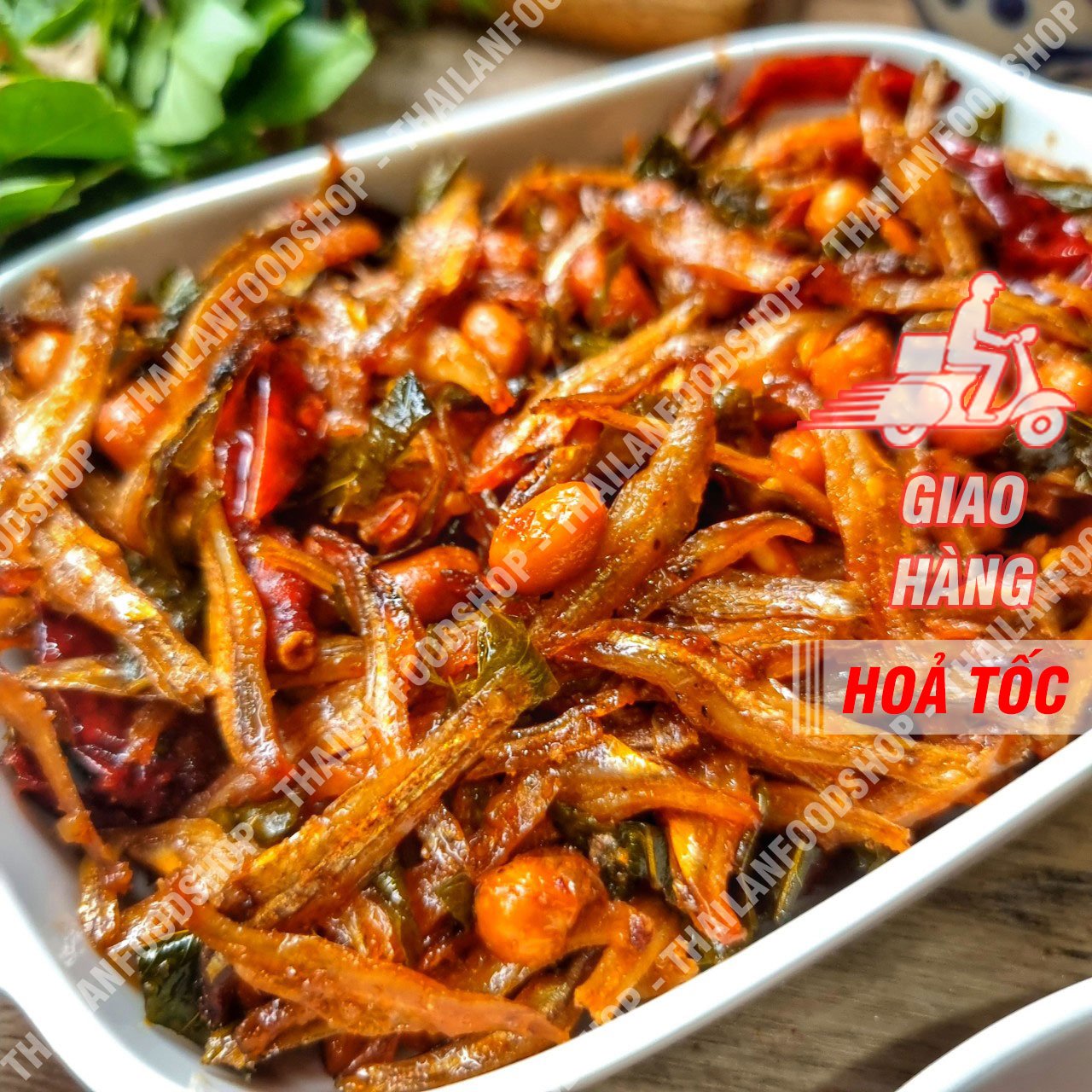CÁ CƠM RIM ĐẬU PHỘNG (LẠC) Đặc Sản Nghệ An Lon 350gr