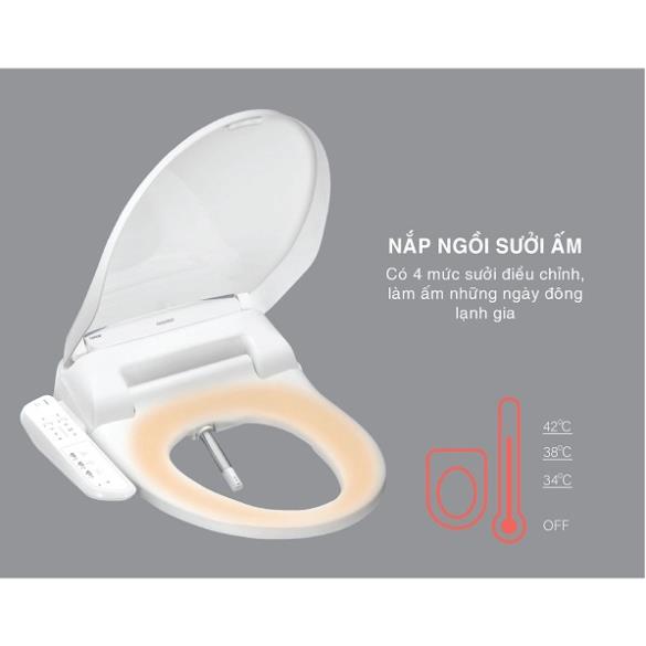 Nắp bồn cầu điện tử CAESAR TAF400H, Chính hãng