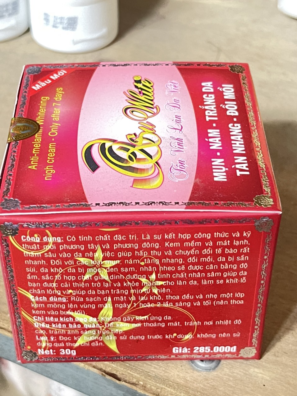 Kem mụn, nám, tàn nhang Osu White ( Víp 30g )