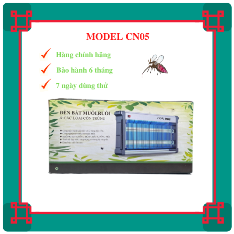 Bảng giá [HCM]Đèn bắt muỗi và các loại côn trùng CON DƠI model CN05- diệt muỗi trong diện tích lến đến 100m2