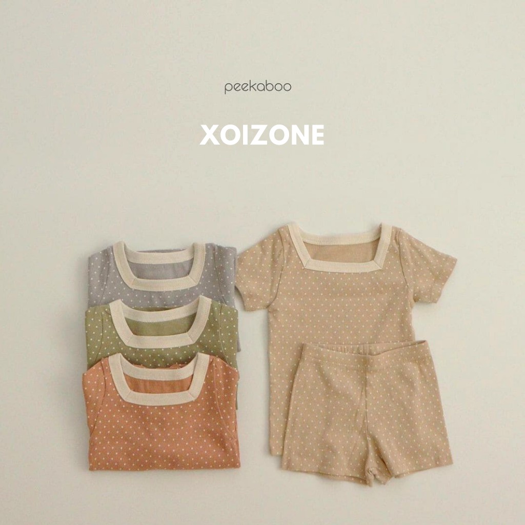 Bộ Cộc Bi Chuing Peekaboo Hè 2020 Hàn Quốc Cho Bé