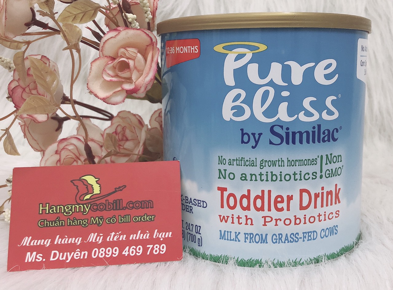 (có biil nhập)Sữa Similac Pure Bliss Toddler NON GMO -700gr (1-3 tuổi)