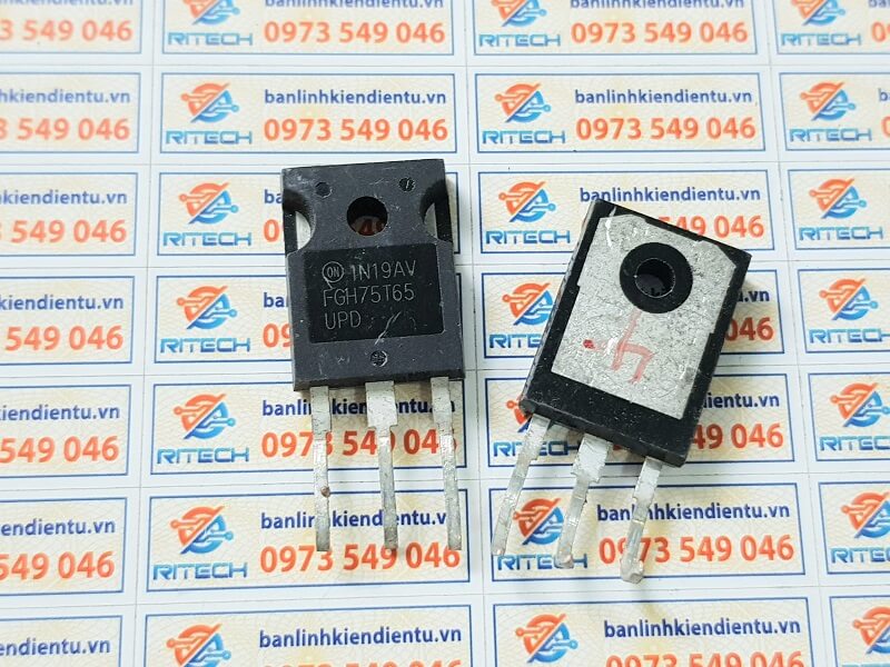 Fgh75t65upd, fgh75t65 igbt field stop trench igbt 650v-75a to-247