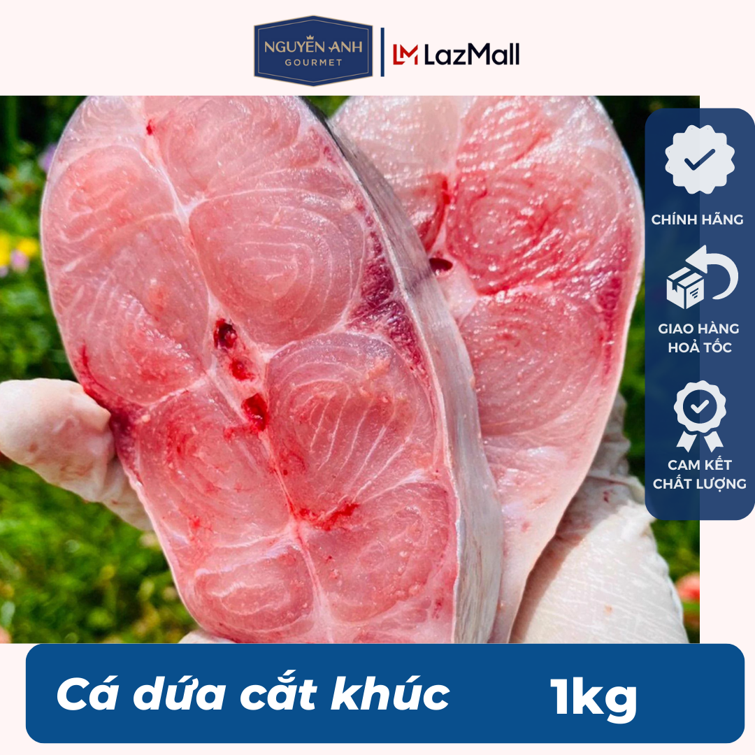 Cá dứa tươi cắt khúc Nguyên Anh đặc sản Phú Quốc hải sản tươi sống như cá, tôm tươi, mực tươi loại 500gr Hải Sản Nguyên Anh.