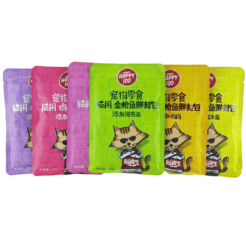 Combo 10 gói pate WANPY cho mèo, thức ăn cho mèo mọi lứa tuổi