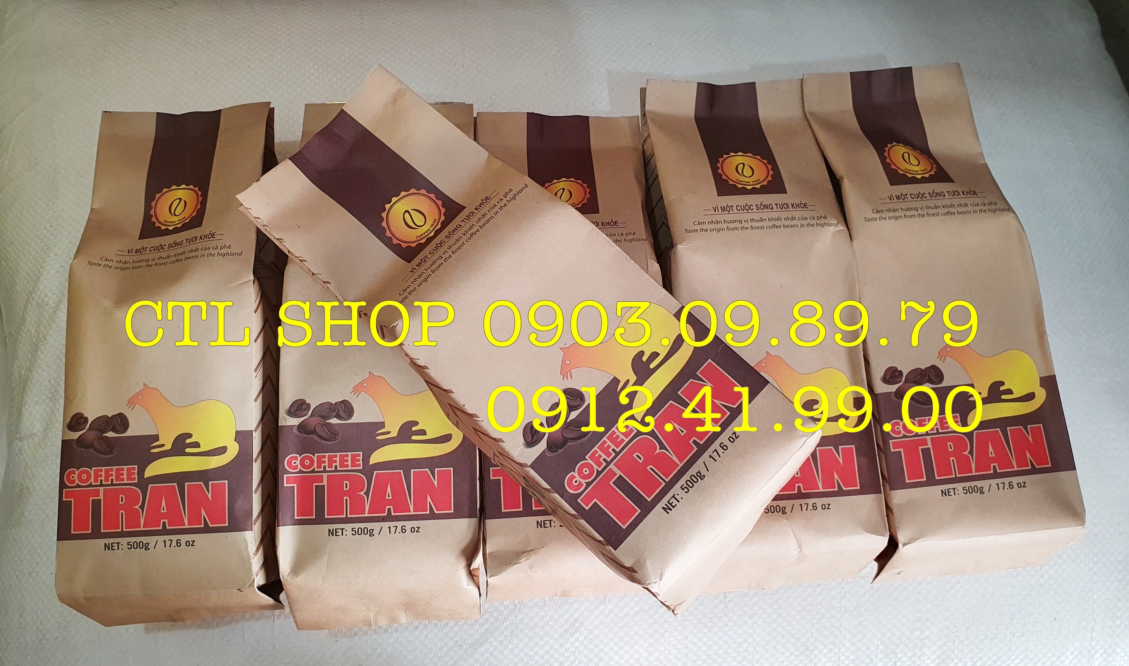 Cà Phê Chồn Tran ( Chồn Giấy ) Gói 500gr