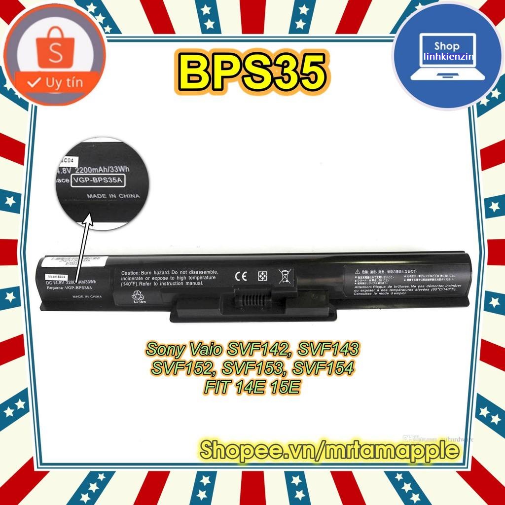 🎁 Pin Laptop SONY BPS35 - 4 CELL - Vaio VGP-BPS35 VGP-BPS35A SVF142 SVF152 FIT 14 15, 14E, 15E