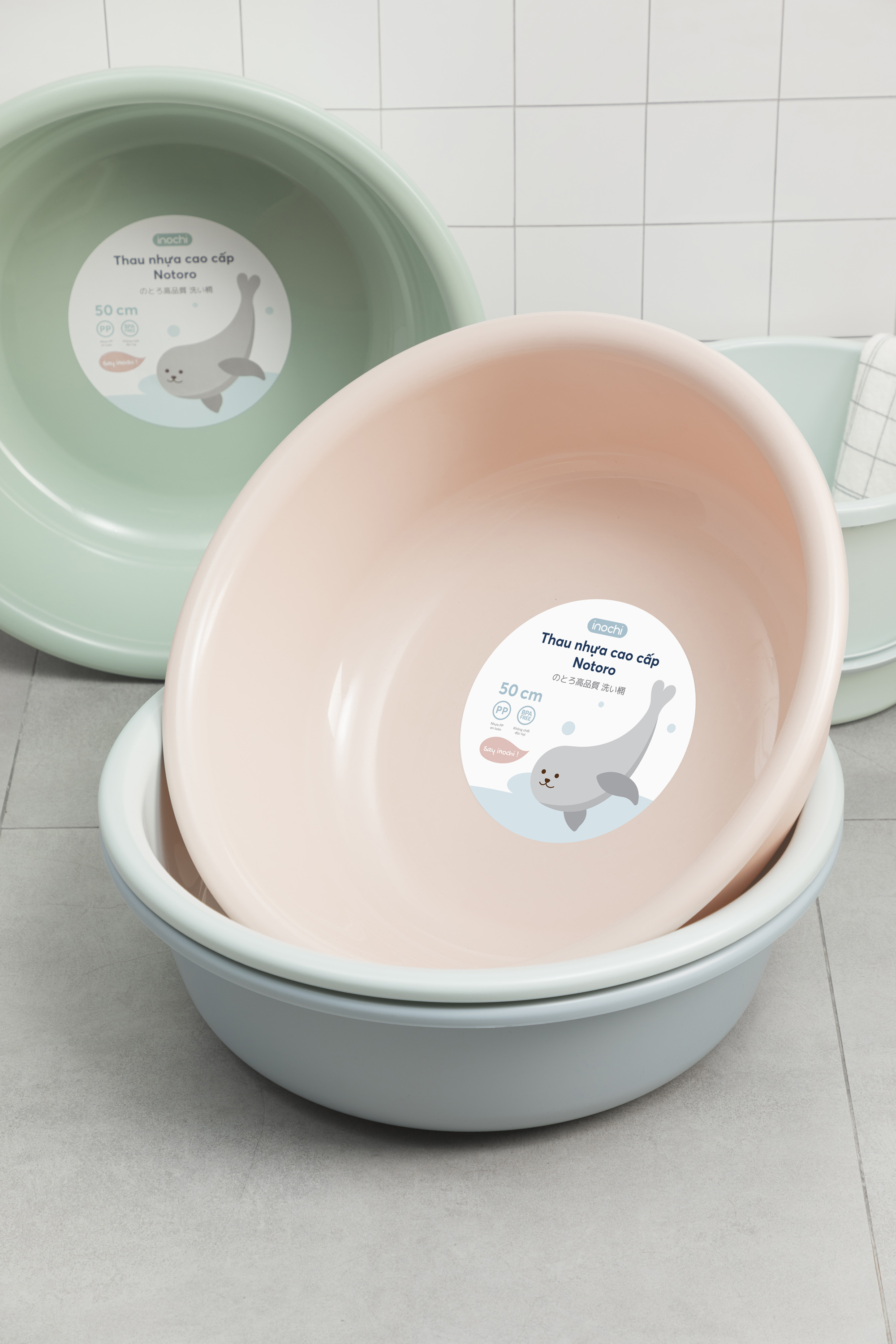 Thau nhựa cao cấp Notoro 50 cm