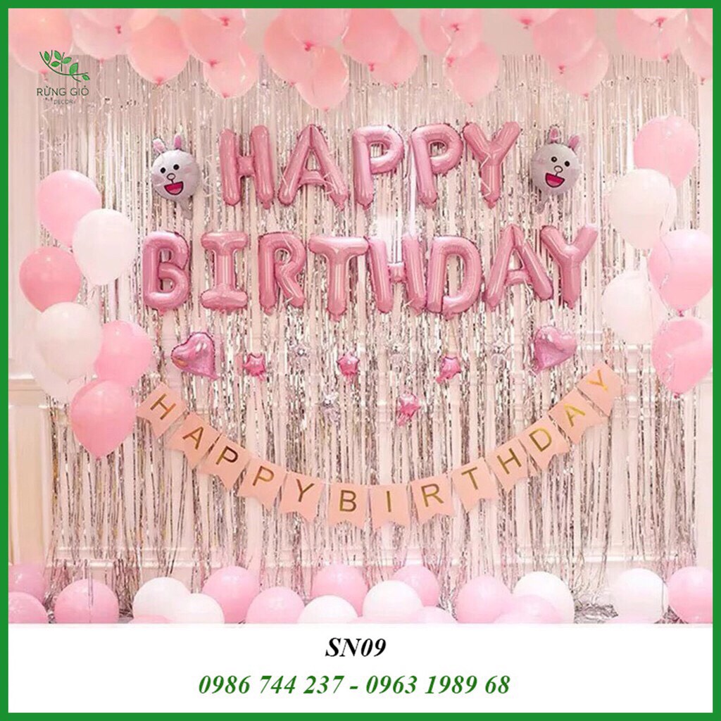 Rèm trang trí background sinh nhật, tiệc cưới kích thước 1x2m