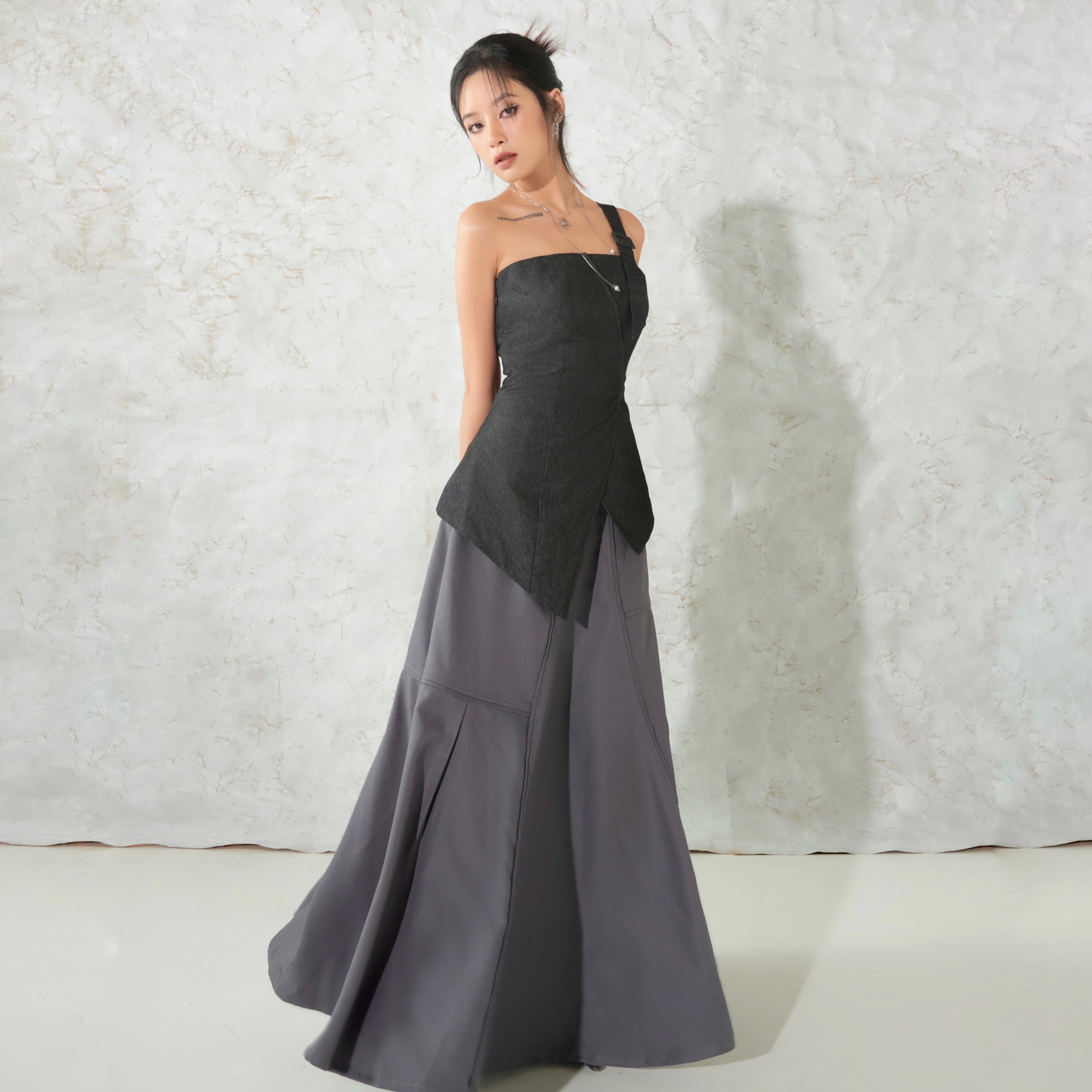 INTO.EIGHT | Chân váy xoè dáng dài INTO EIGHT thiết kế ( Elle Skirt)