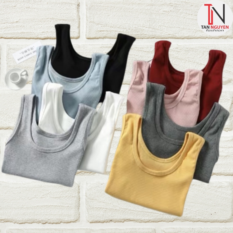 Áo ba lỗ nữ TN Styking Chất Thun Cotton Co Giản mền mịn
