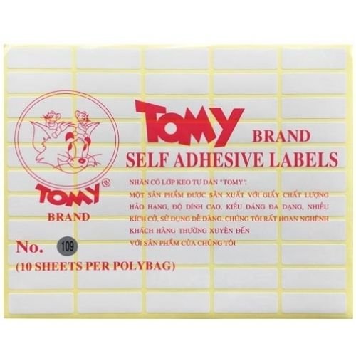 Giấy Decal TOMY [NO.100, 104, 109, 121]