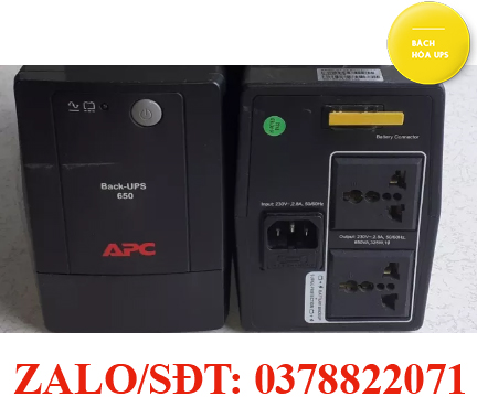 [HCM]BX650LI-MS - Bộ lưu điện (UPS) APC 650VA (bao gồm ắc-quy)