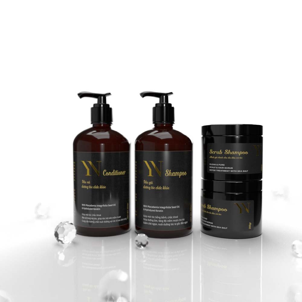 DẦU GỘI ĐẦU YN (YN Shampoo :Dầu gội dưỡng tóc chắc khỏe)