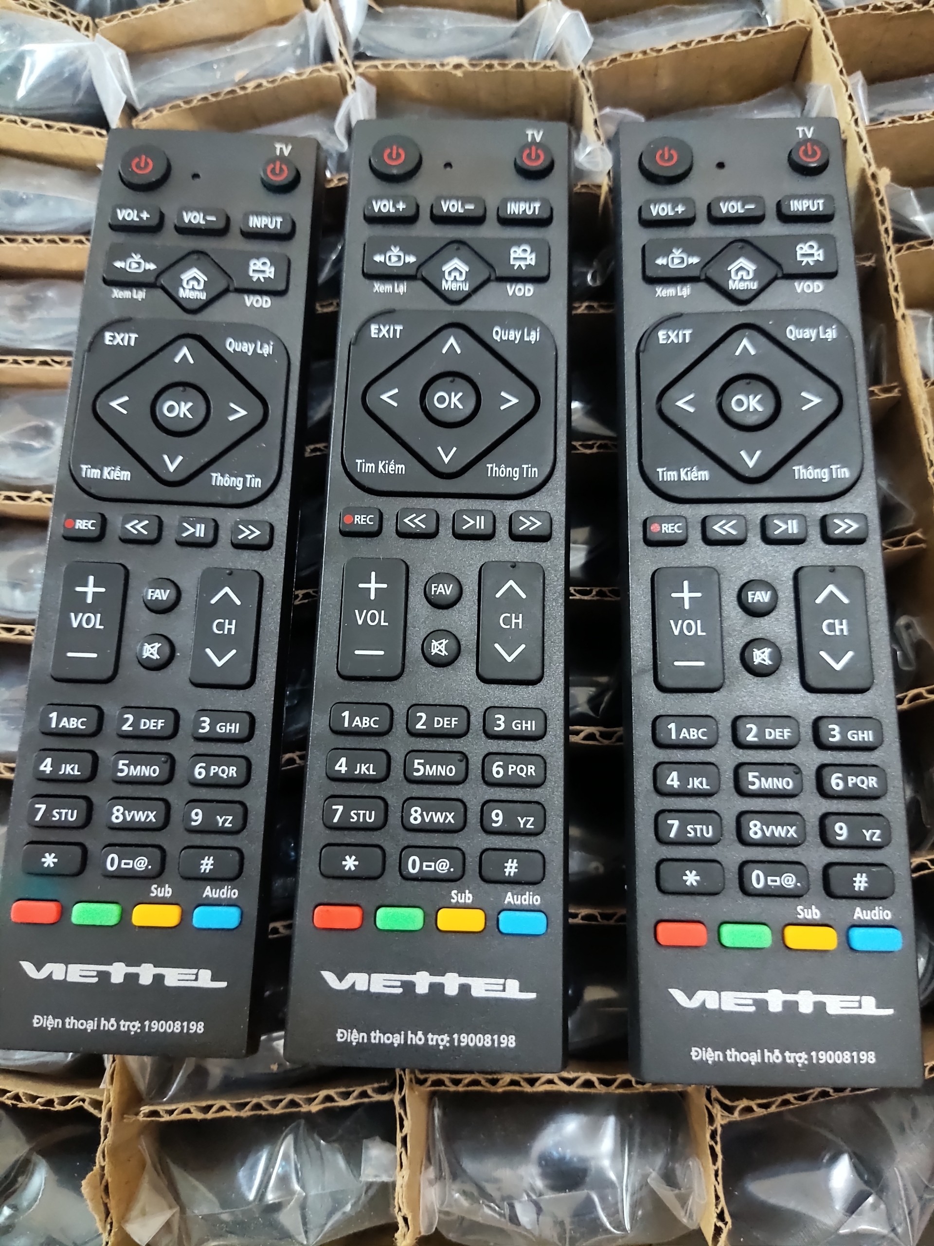 Remote điều khiển đầu thu Viettel internet - Remote Viettel