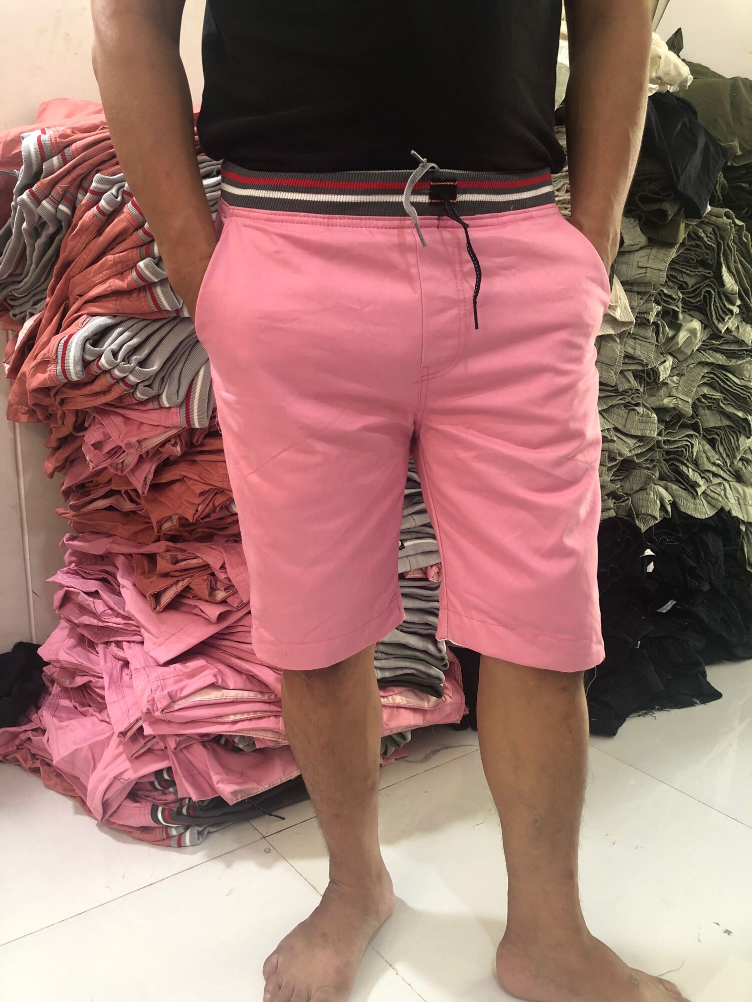 Quần Short KaKi Nam Lưng Thun Cao Cấpht005