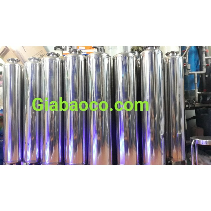 Vỏ Cột Lọc Nước Inox - Cột Lọc Inox- Dùng Van Mặt Bích- Đơn Giá / 1 Cột