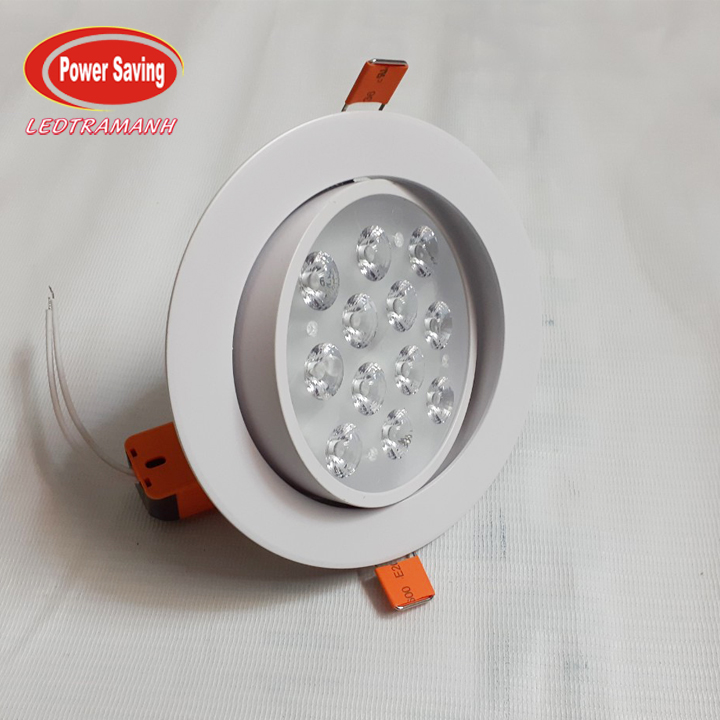 Đèn led âm trần mắt ếch 12W cao cấp khoét lỗ 110mm