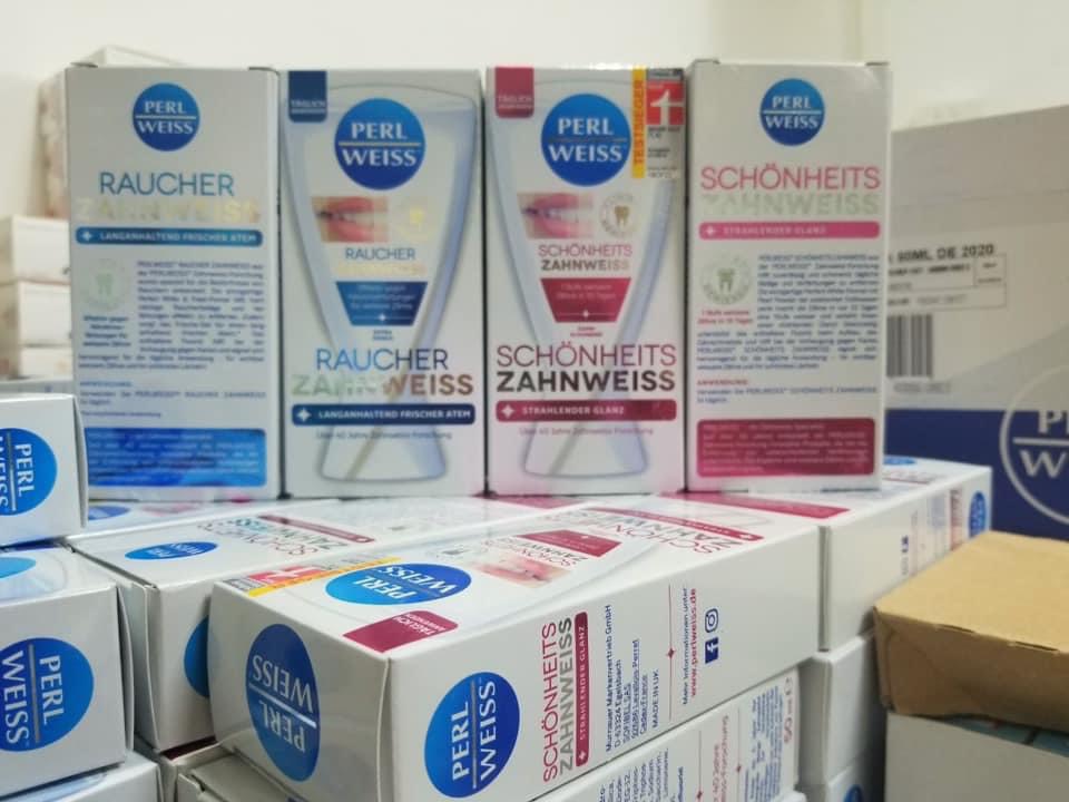 Kem tẩy trắng răng Perl Weiss của Đức