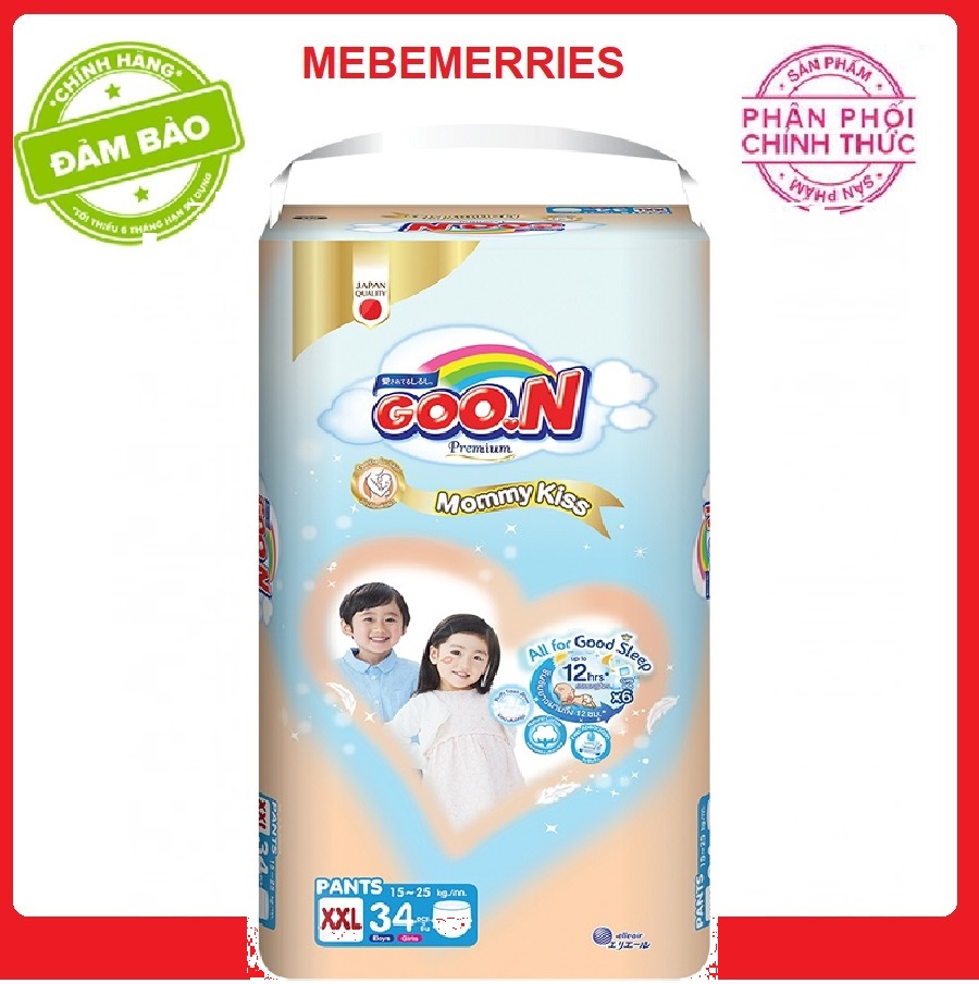 Bỉm - Tã quần Goon Mới size XXL 34 miếng (cho bé 15-25kg)