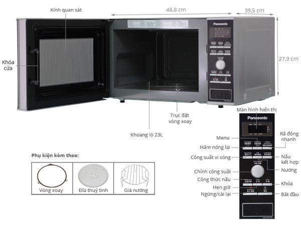 Lò vi sóng Panasonic NN-GD371MYUE