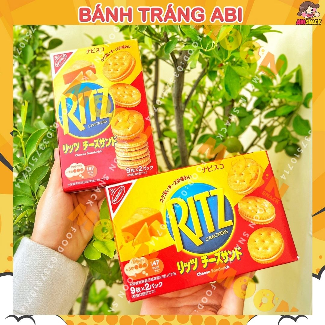 Bánh Ritz Nhật kẹp phô mai bơ mặn 160g
