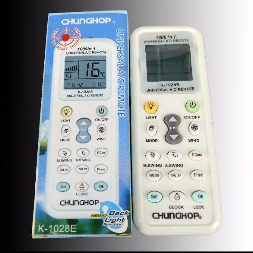 Điều khiển remote điều hòa đa năng K 1028E -
