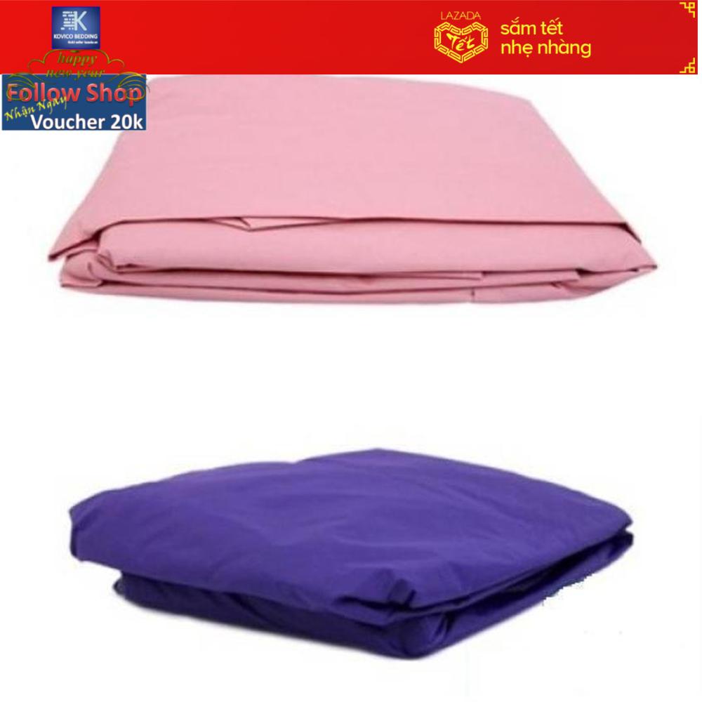 (FreeShip MAX) Bộ 2 ga chống thấm 1m8 x 2m x 12cm (Hồng - xanh)