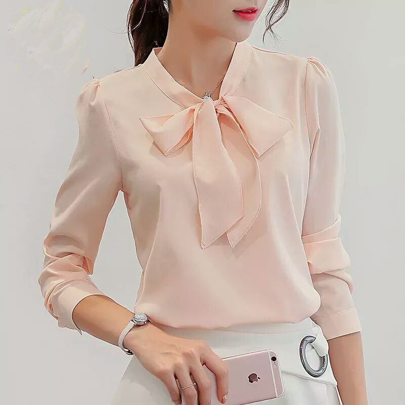 [HCM]ÁO THẮT NƠ DỂ THƯƠNG MINA