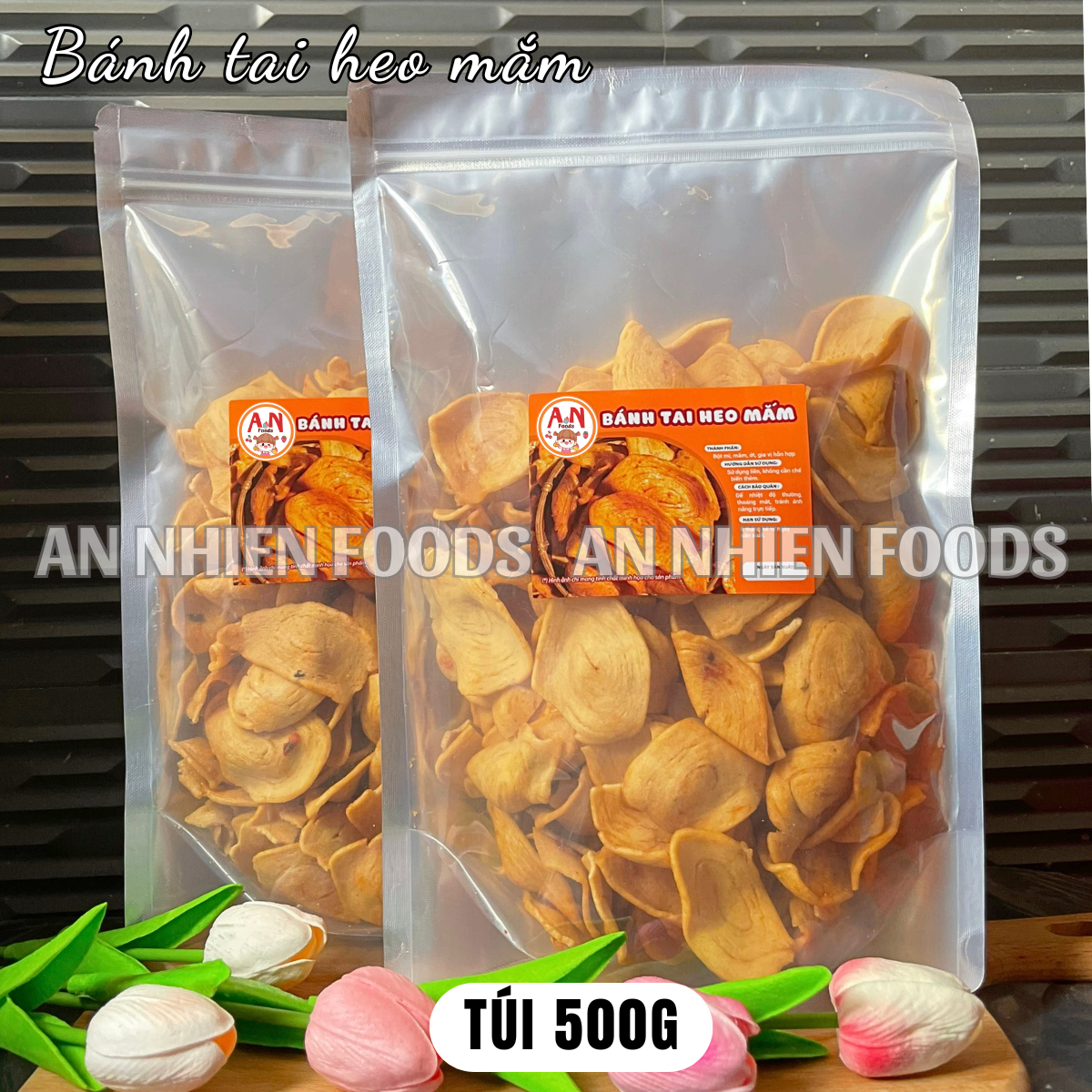 Bánh tai heo mặn {Khối lượng tịnh, không tính bao bì}