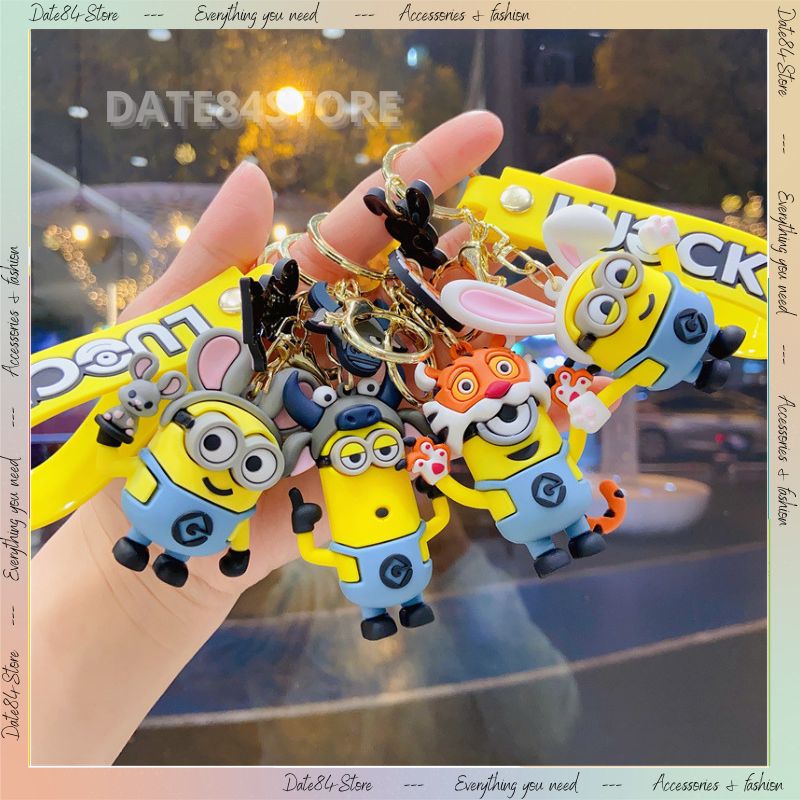Móc khóa Minion 12 con giáp đáng yêu Date84store