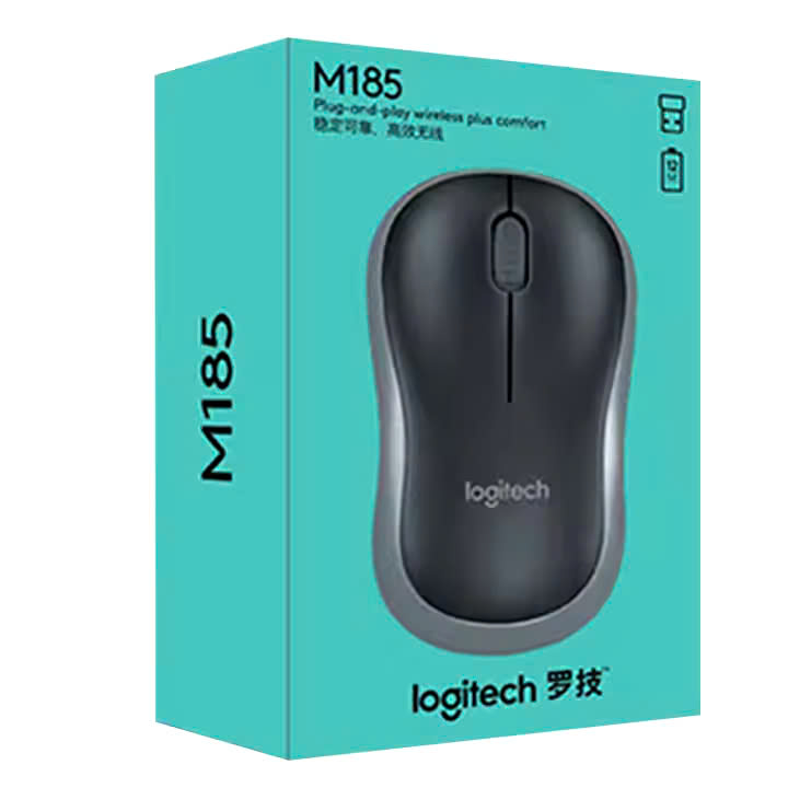 [HCM]Chuột không dây Logitech M186, M330, M185, M280, M220 4 GHz 1000DPI 3 Nút Chuột Quang Chơi Game USB Nano Thu Chuột